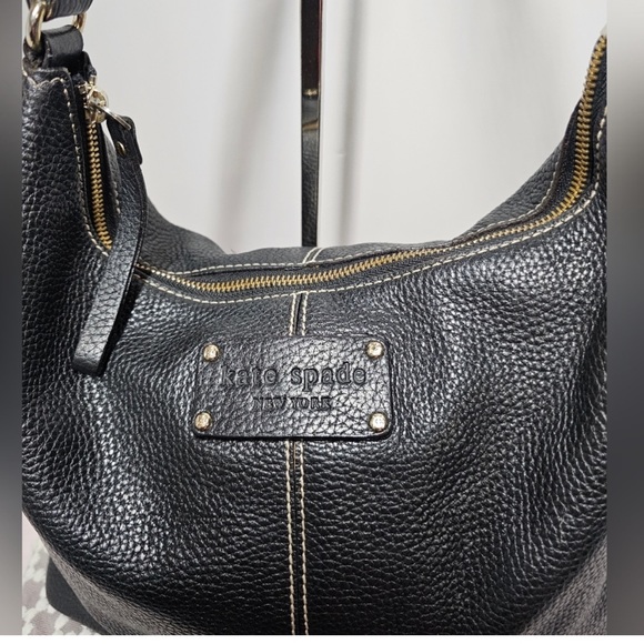 Kate Spade Pebbled Leather Black Shoulder Bag - Picture 9 of 17